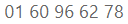 Numero de telephone fixe